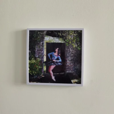 Cornice fotografica in bianco o nero 8X8 pollici, risucchiabile con istigazione