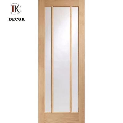 Cina fabbrica Vendita legno con 2 lites quercia legno Porta per cucina