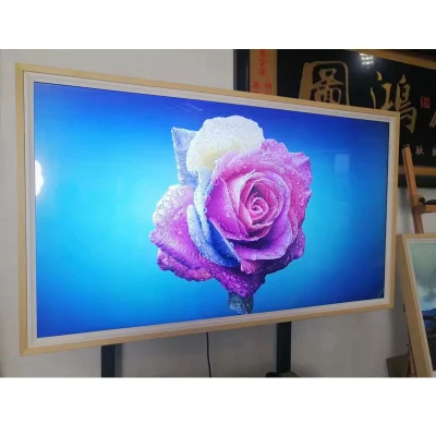 Luminosa Galleria d&prime;arte privata Mostra lavoro Smart TV cornice digitale Cornice fotografica digitale LCD opaca antiriflesso Museum