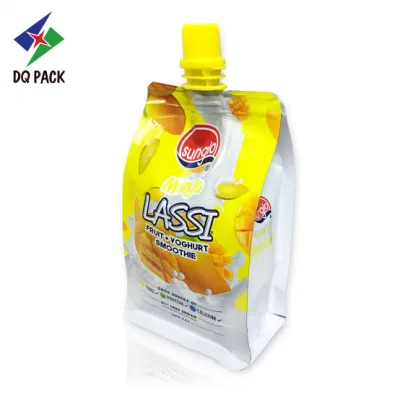 DQ Pack Cina confezionamento bevande sacchetti di plastica per alimenti liquido Confezione crema DOYPACK con beccuccio