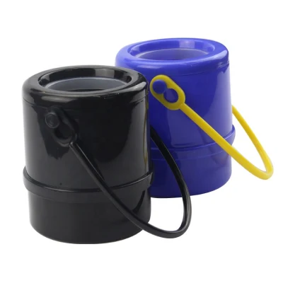 Supporto ombrello per secchio pieghevole in plastica per auto in vendita a caldo