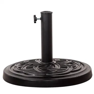 Realizzati in materiali compositi senza ruggine finitura verniciata a polvere di bronzo Base ombrello in pietra da 8 pollici