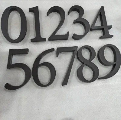 Factory Metal Outdoor Steel 3D segno del numero civico