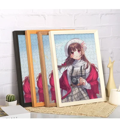 Bambini′ S semplice legno massiccio cornice Kindergarten pittura foto Quadro 0698