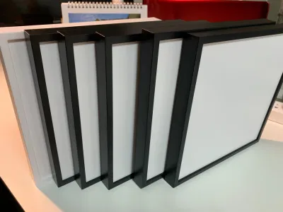 Cornice da 8X8inch Border Design Showcase Full Photo Black White resina