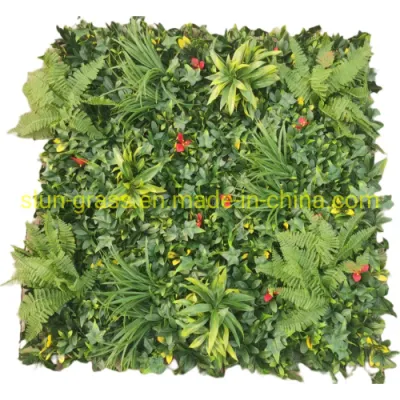 Pianta artificiale parete Fiori Anti UV Boxwood Hedge pianta muro Decorazioni plantes