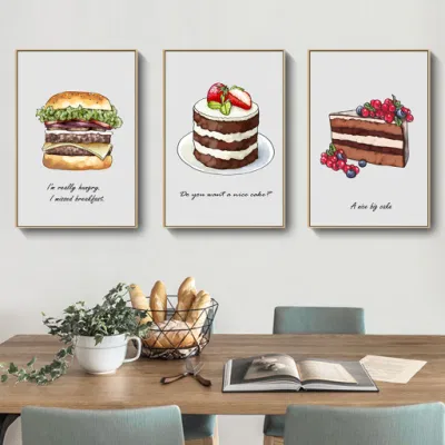 Ristorante decorazione incorniciato Wall Art cucina Roon Canvas stampe
