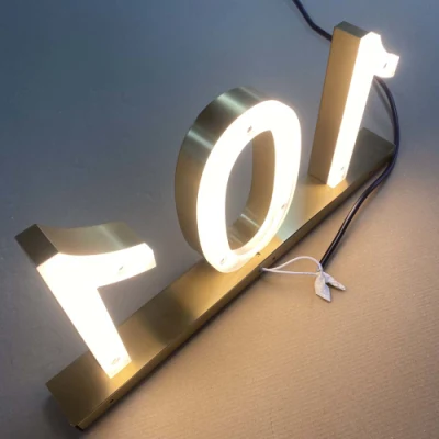 Cartello segnaletico luminoso all&prime;ingrosso numeri di casa LED