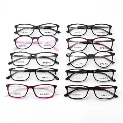 Prezzo all&prime;ingrosso pronto magazzino Prezzo a buon mercato assortito acetato TR90 metallo Eyeglasi Montatura occhiali ottici montatura occhiali per occhiali