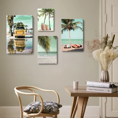 Drop-Shipping Room decorazione Paesaggio Spiaggia tela Stampa moderna Wall Art
