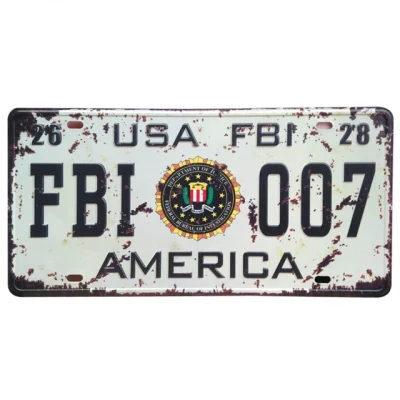 Targa personalizzata in metallo per auto New United States vintage Home Decorazioni Tin Sign Bar Pub Garage decorativo metallo segno metallo Placca di verniciatura