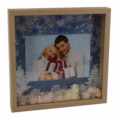 MDF in legno carta imballo glitter Pampon Photo Frame