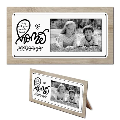 Cornice fotografica Inspirational Famiglia legno muro Art decor per tavolo Decorazione