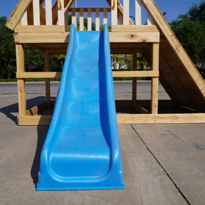 Set per altalena per bambini e telaio per arrampicata in legno scorrevole per Scuola cortile