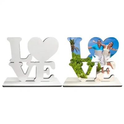 Cornice pannello foto stampato MDF Love Heart per sublimazione vuota San Valentino′ S regali Cornici amore