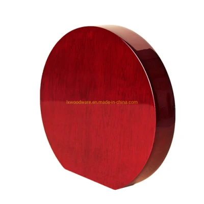Rosewood doppio piano finitura in legno, targa premio con base in metallo