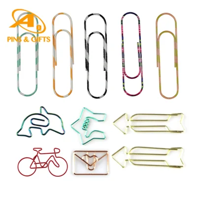 Promozione produzione regalo personalizzata acciaio inox metallo Segnalibro plastica carta Fermo