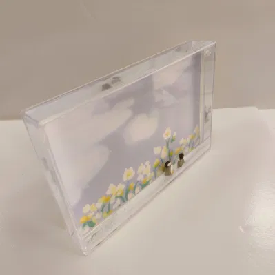 Cornice rettangolare con inserto fotografico 4r x 6 pollici