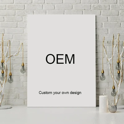 Ordine personalizzato Commercio all&prime;ingrosso Grande dimensione Wall Art Pittura tela stretch Stampe per decorazioni