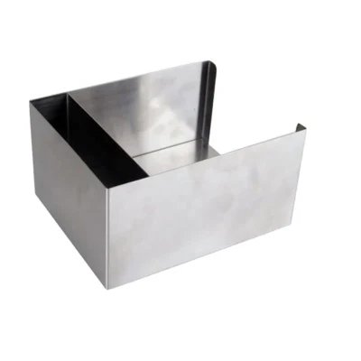 Dispenser di tovagliolo in metallo per cucina Tidy Bar in acciaio inox multifunzione Supporto barra Organizzatore Caddy