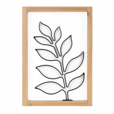 Monstera legno muro Arte Trittico soggiorno Wall Art cornice Per decorazione domestica
