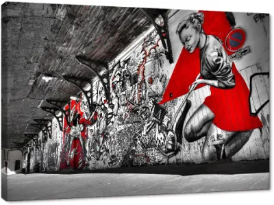 Amazon Hot sale Banksy Wall Art carattere sexy Graffiti Street Giclee Canvas dipinti Pop Art Wall decor Arte moderna incorniciata Per soggiorno dell&prime;appartamento domestico