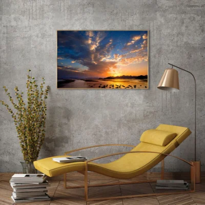 Fabbrica Commercio all&prime;ingrosso Seascape Fotografia Floating Frame dipinti decorativi in tela muro Arte