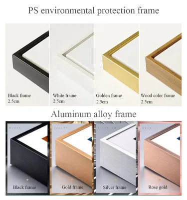 Custom Abstract High End Floating Frame Wall Art di grandi dimensioni Pittura di tela per decorazione domestica