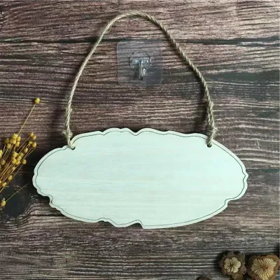 Cartello di benvenuto corone di benvenuto porta anteriore Funny Welcome-Ish Hanging Wooden Decorazione a placca fai da te