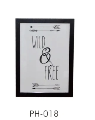 Cornice fotografica singola MDF con Picture Card