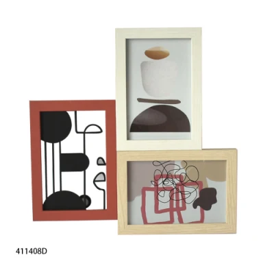 8 apertura parete decorativa Hanging Collage Puzzle Picture Photo Frame 4 x 6 pollici