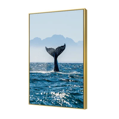 Moderno 3 pezzi Paesaggi tela stampe incorniciate Seascape Wall Art Per soggiorno