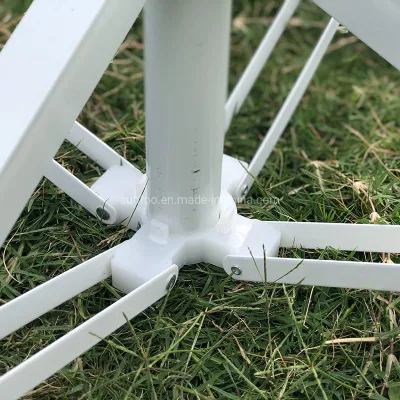 Ferro regolabile pieghevole/metallo Croce bianca Grande Sole Spiaggia Parasol/Umbrella all&prime;aperto Base/supporto