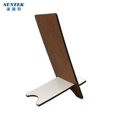 Popolare supporto mobile in legno MDF sublimazione supporto cellulare MDF Per telefoni cellulari e tablet