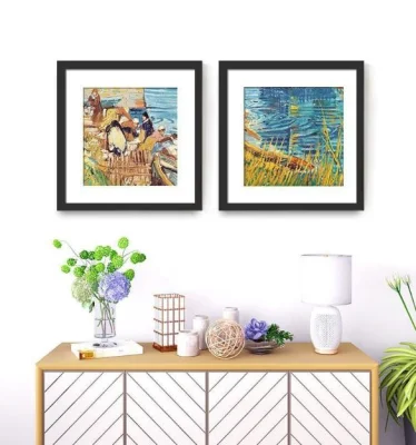 Quadro quadrato cornice 40X40 Puzzle Foto cornice 38*38 dipinto ad olio Telaio puzzle Stick Diamond Jigsaw
