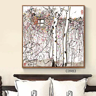 Soggiorno Wall decor olio pittura incorniciata Abstract Canvas Art Stampe