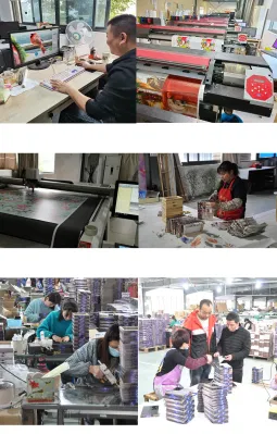 Luce a LED tela da parete per decorazioni da regalo e per la casa Disegno di stampa di paesaggi di neve sulla pittura di tela di luce