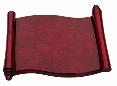 Rosewood High Gloss piano Finish legno Scroll Wall Premi targa