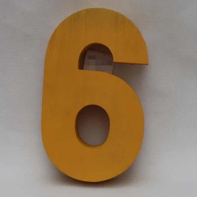 Custom Factory Price Pino legno/legno Letter/numero scatola sagomata per Gioielli/Giocattoli/dolci Conservazione