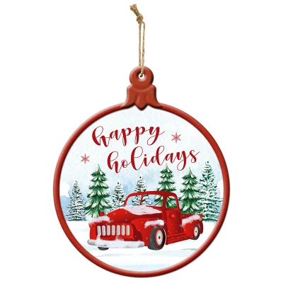 Decorazione domestica parete di Natale segno di ferro decorativo placca di ferro