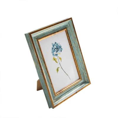 Cornice fotografica in legno di legno in vetro colorato e personalizzabile