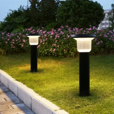 Lampada di emergenza Campeggio Passeggiate Tenda rotonda palla Yard Umbrella Stand up 8 per prato LED patio percorso Outdoor le Luci luce solare Giardino