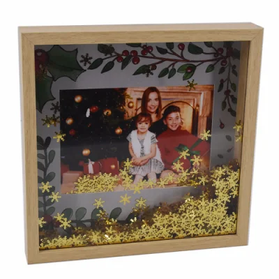 MDF in legno carta imballo glitter Pampon Photo Frame