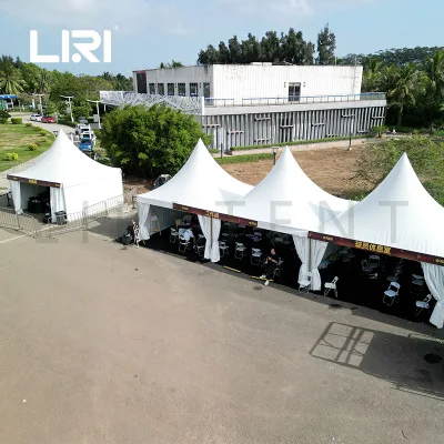 Telaio in alluminio Bianco PVC 3mx3m tettoia chiusa Gazebo tenda pagoda