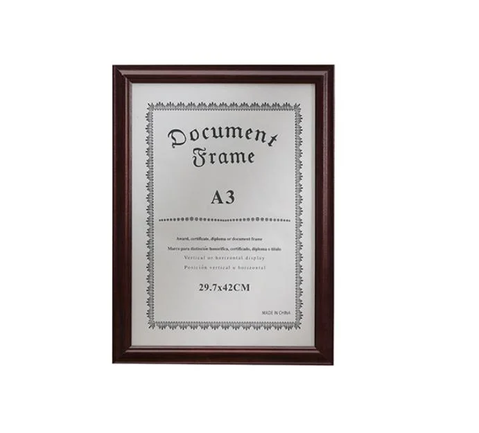 Manufacturers Custom American Vintage Photo Frame A3 A4 Certificate Diploma Frame Award Frame Resin Photo Frame