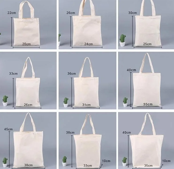 Oversized Cotton Canvas Bag Customized Design Shopping Bag