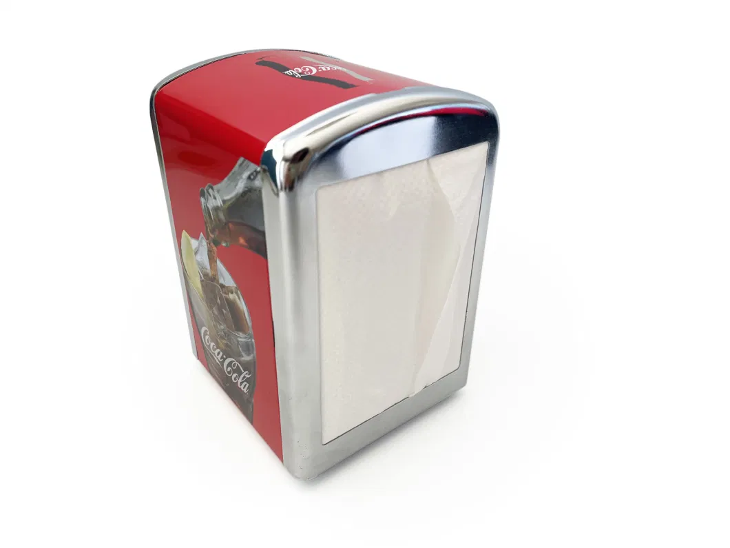 Popular Metal Tinplate Tissue Dispenser Box Napkin Holder