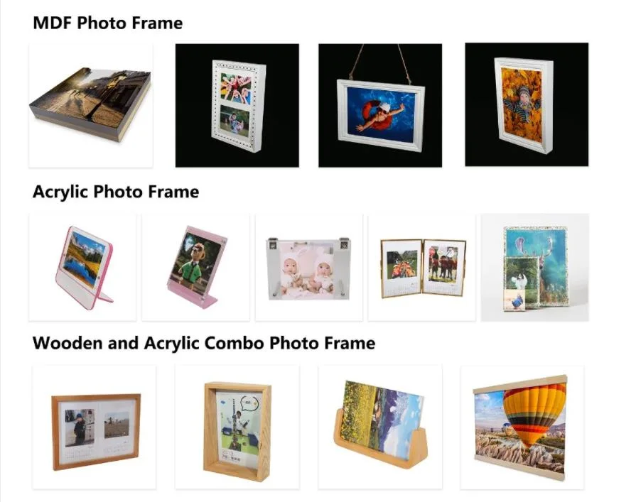 Wooden Photo Frame Color Paint Picture Frame Manufacturers for Home Decoration