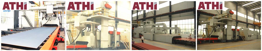 Complete Sand/Shot Blast Peening and Spray Painting Dry Preservation Line for Steel Plates and Steel Sheets Sections