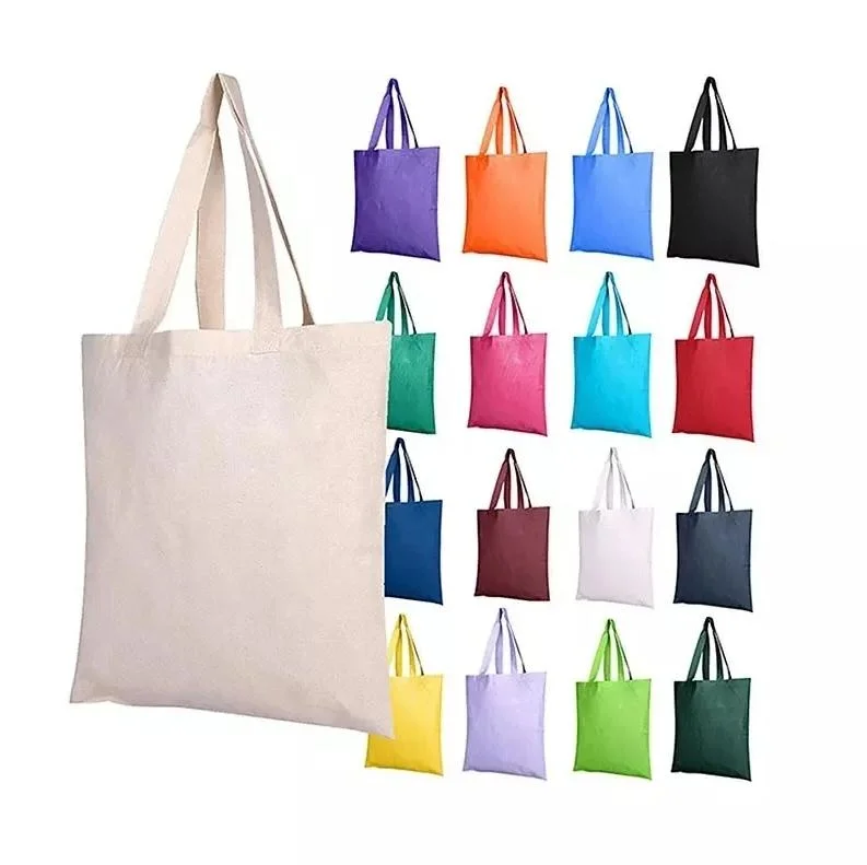 Oversized Cotton Canvas Bag Customized Design Shopping Bag